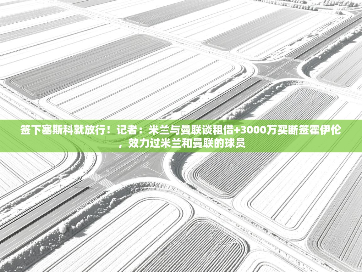 签下塞斯科就放行！记者：米兰与曼联谈租借+3000万买断签霍伊伦，效力过米兰和曼联的球员
