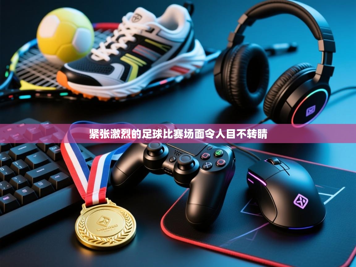 紧张激烈的足球比赛场面令人目不转睛